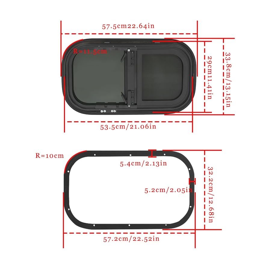 Amazon.com: labwork 2 Pack 12W x 22H RV Vertical Sliding